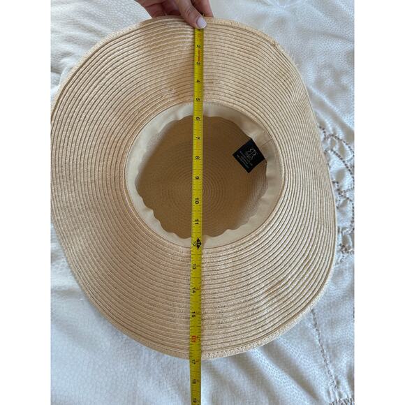 Punta Cana Floppy Sun Straw Hat Stylish Beach Sun Protection - Picture 3 of 10